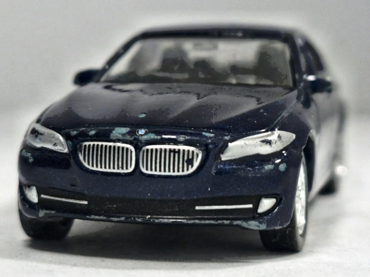 Bmw 5 Series E28 Welly 1:64 Luzak Granatowy – zdjęcie 5