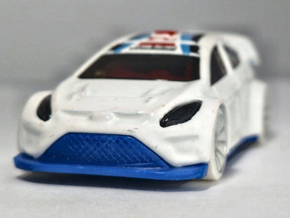 FORD FIESTA RALLY #28, Hot Wheels 2011, Die cast H39, Biały, 1:60, Resoraki – zdjęcie 5