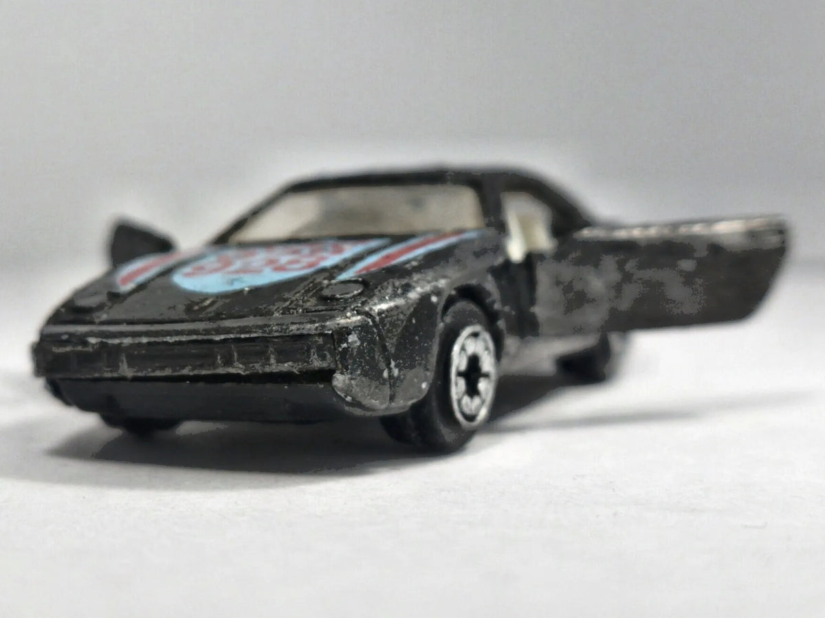 PORSCHE 928 TURBO, Zylmex 1980-1984, Die cast, Grafitowy, 1:72, Resoraki – zdjęcie 5
