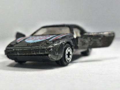 PORSCHE 928 TURBO, Zylmex 1980-1984, Die cast, Grafitowy, 1:72, Resoraki – zdjęcie 5