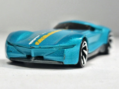 Twin Mill Gen-E Hot Wheels 2018 HW Green Speed 1:64 Luzak Turkusowy – zdjęcie 5