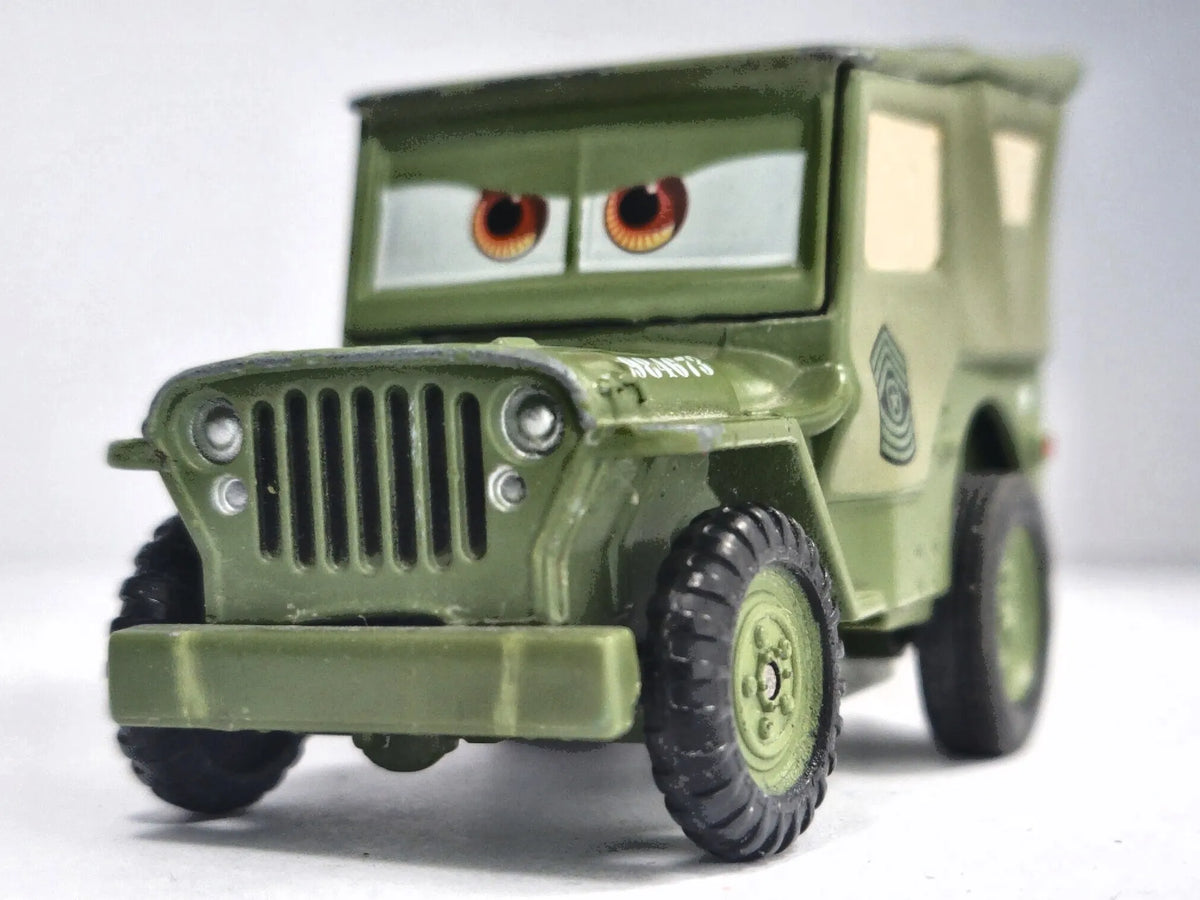 SARGE (KAMASZ), Auta 3 - Disney/Pixar, Die cast, Zielony, 1:64, Resoraki – zdjęcie 5