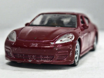 Porsche Panamera Welly 1:64 Bordowy – zdjęcie 5