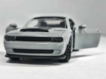 DODGE CHALLENGER SRT HELLCAT, Majorette Premium 2021, REF:238C, Szary, 1:62 – zdjęcie 5