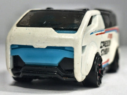 SPEED DOZER, Speed Shop, Hot Wheels 2013, Die cast BD07 Biały 1:64 Resoraki – zdjęcie 5