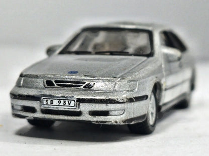 Saab 9-3 Coupé Hongwell 1:72 Luzak Srebrny – zdjęcie 5