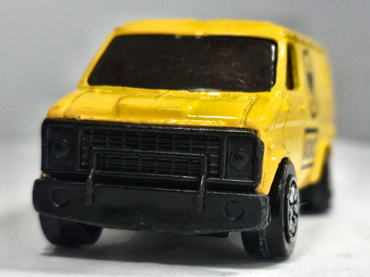 U.S. VAN ADAC, Vintage Welly, Die cast, Żółty, 1:64, Resoraki – zdjęcie 5
