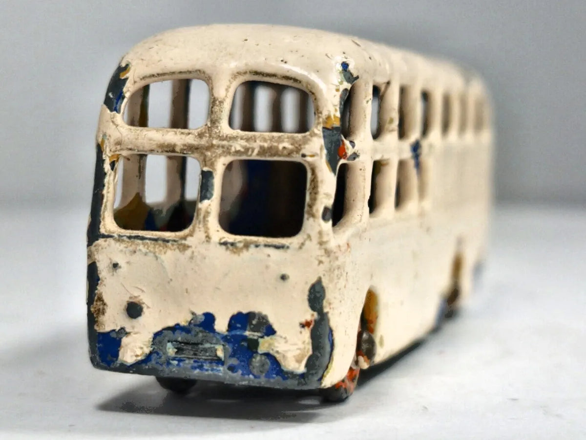 Autobus Piętrowy Bedford Coach Matchbox '40 Biały 1:72 Made in England – zdjęcie 5