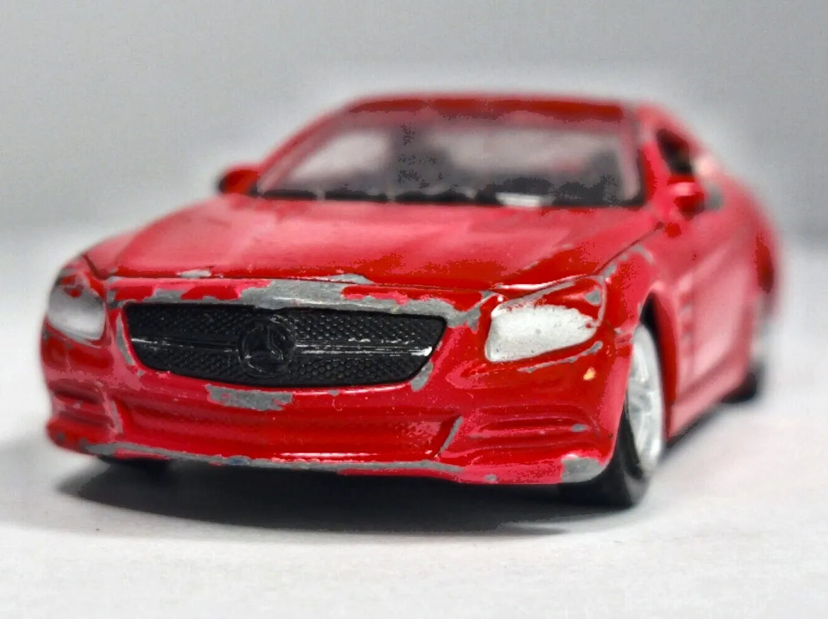 Mercedes-Benz Sl500 Welly Czerwony 1:62 – zdjęcie 5