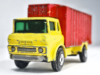 G.M.C. REFRIGERATOR TRUCK, Matchbox, Made in England, No.44, Żółty, 1:87 – zdjęcie 5
