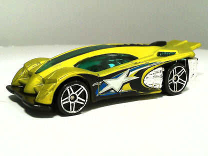 SIDE DRAFT, Hot Wheels 2001, Resoraki, Die cast, Żółty 1:64 – zdjęcie 14